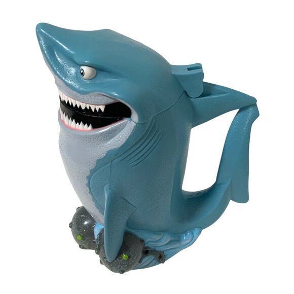 Disney On Ice Bruce Finding Nemo Flip Top Cup Shark Hard Plastic 7.5 in Tall Mug - Picture 2 of 6